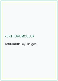 Tohumluk Bayi Belgesi